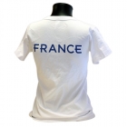 T-shirt "France Karaté" blanc/or Femme