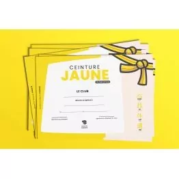 Diplôme ceinture à l'unité